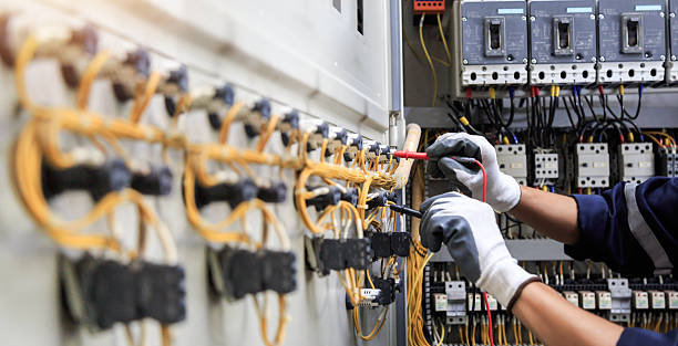 Professional Electrician technician working in Windsor, VA